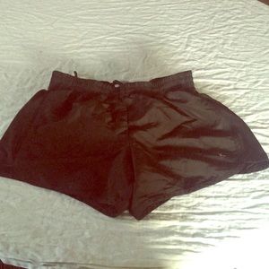 Black sport shorts